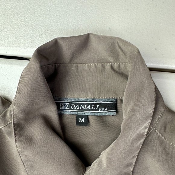 Vintage Daniali USA‎ Shiny Disco Shirt Embroidered horse Men Size Medium Used - Picture 5 of 10